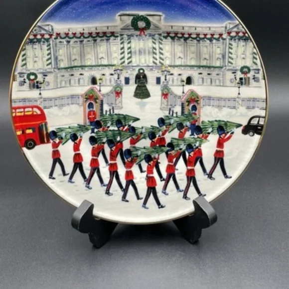 Anthropologie Holiday In The City London Christmas Mug and Dessert Plate Set Mugs